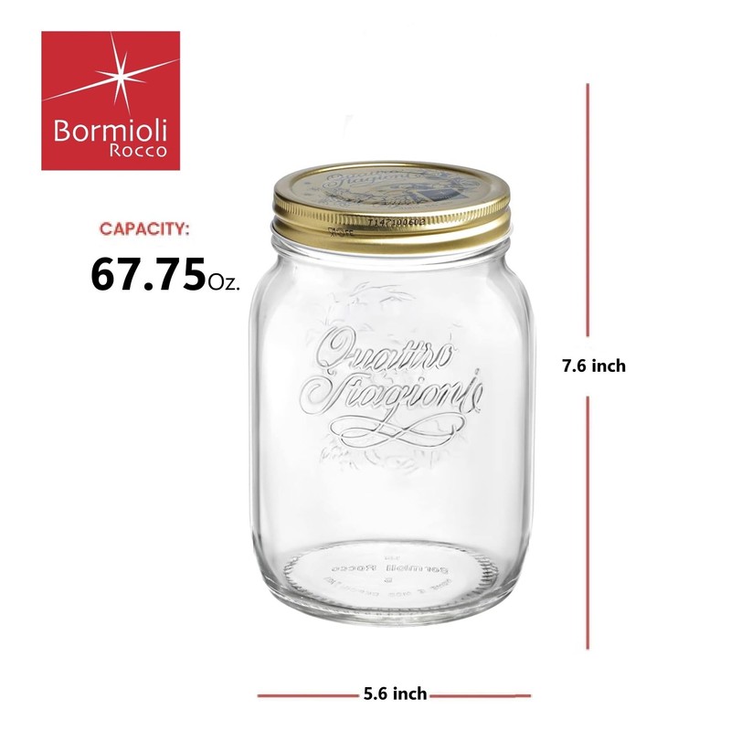 Bormioli Rocco Quattro Stagioni Maxi Collection - Gallon Jar -