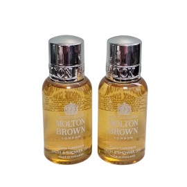 Molton Brown 2 x Molton Brown London Flora Luminare Bath & Shower Gel 1 fl oz Lot