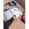 WRS Precision Marking Gauge, Matte Chrome-Plated, Lasered Scale, mm Graduation,