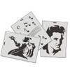 007 Textile/Wall Stencil Set Legends II Size A4