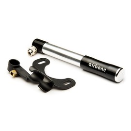 EyezOff Airbone EZ505 Black Aluminum Bicycle Pump 130PSI, Schrader/Presta Hand Pump