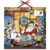 Adventskalender Weihnachtsmann – mit 24 Stickern – mit Glitzer –