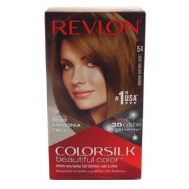 Revlon ColorSilk Hair Color 54 Light Golden Brown 1 Each ( Pack of 3)