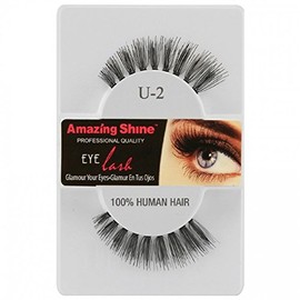 Amazing Shine Human Hair False Eyelashes - U2
