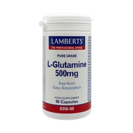 Lamberts L-Glutamine 500mg 90 Capsules