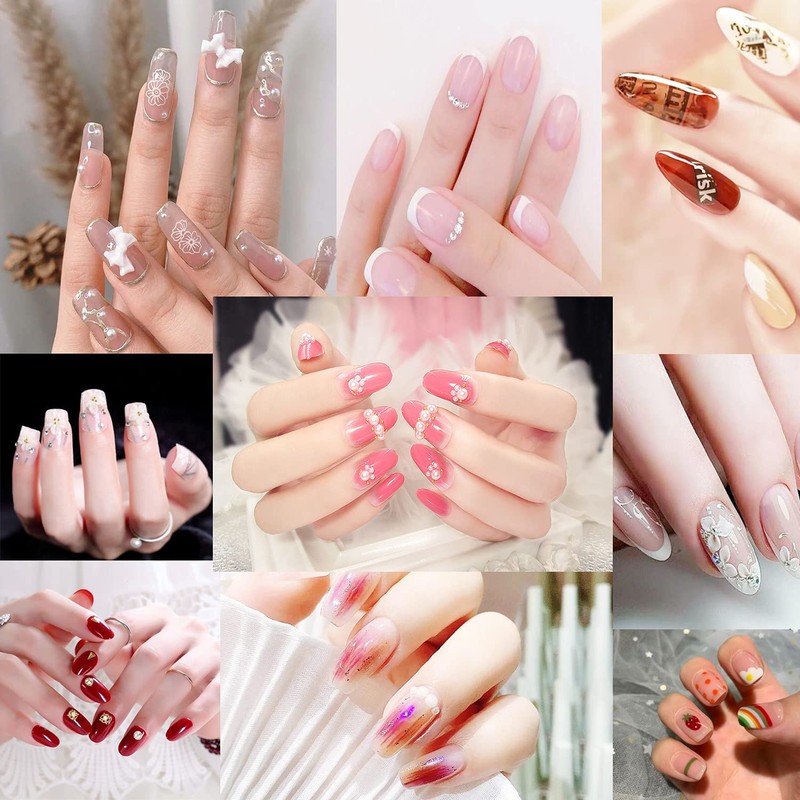 Tecbeauty Paquete de 16 herramientas de manicura para uñas, incluye