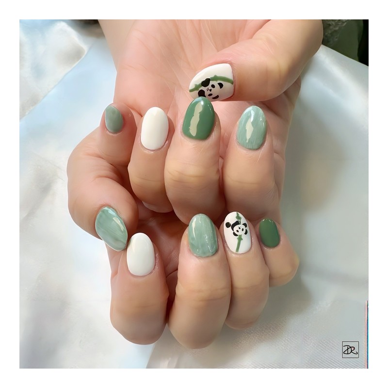 Dara Beauty 2024 February Art of the MonthPanda Nail❣ -