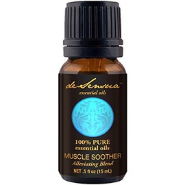 Muscle Soother Oil - Alleviating Blend, 100% Pure Essential Oils (15 mL)