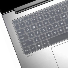 Keyboard Cover for 2024 New HP ProBook 440 G11 14 inch Laptop & HP ProBook 445 G11 14-inch Laptop Accessories Keyboard Protective Cover Skin (HP ProBook 440 445 G10/G9/G8/G7/G6/G5)-Clear