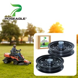POSEAGLE 605512 Idler Pulley with 604219 Idler Pulley Replaces Hustler 605512 603986 604219 for Dash 34" 42" Dash XD 34" 42" Raptor 36" 42" 52" Raptor Limited 42" 52" Lawn Tractors