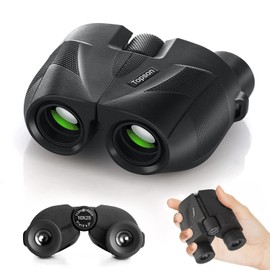 Topson Binoculars for Live Concerts, 10x Live, 10 Time, Live 1.0 inch (25 mm) Diameter, Live Competition, Ultra Lightweight, 9.5 oz (271 g), Compatible with Glasses, FMC Multi-Coating, Prevents