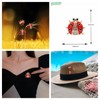 3 Pack Ladybug brooch pin Crystal Insect Cute Animal Enamel