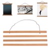 Teak Wood Magnetic Poster Hanger Frame Wooden Magnetic Hanger Frame