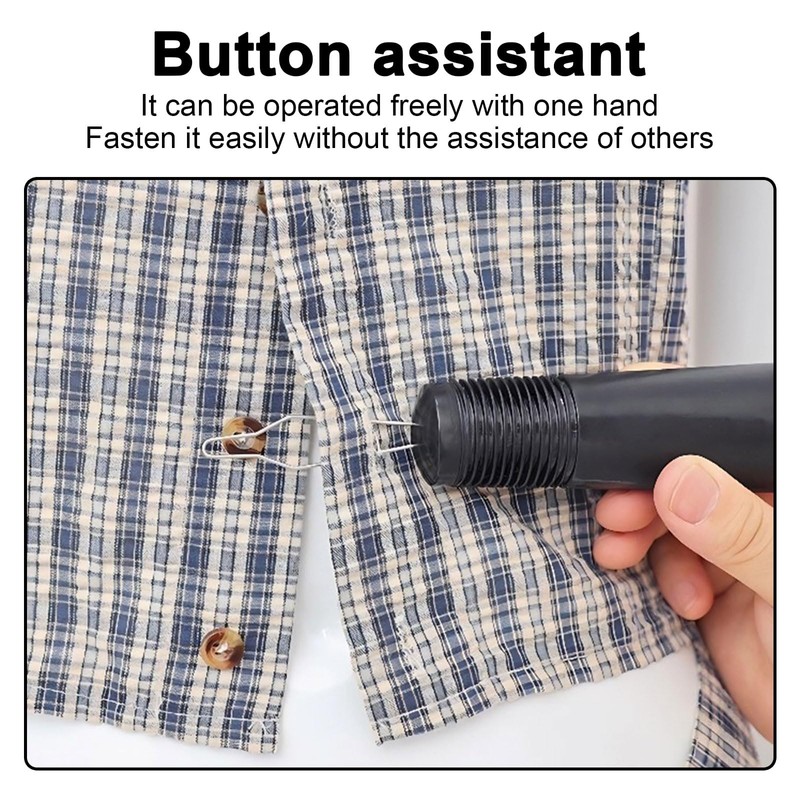 Button Hook and Zipper Aid, Button Assist Tool for Independent