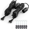 UL 20Ft Extension Hanging Lantern Cord Cable 2-Pack JACKYLED 360W