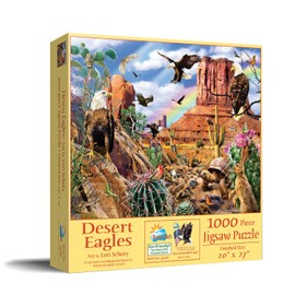 SUNSOUT INC - Desert Eagles - 1000 pc Jigsaw Puzzle by Artist: Lori Schory - Finished Size 20" x 27" - MPN# 35156