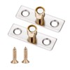 Hicello 2PCS Sliding Door Bottom Ø12mm Floor Guide for Sliding