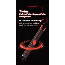 KPREPUBLIC GATERON Twins Tool Switch Puller Keycap Puller for Gaming Mechanical Keyboard for Gateron Switch Jade Key Puller (G Twins Tool x1)