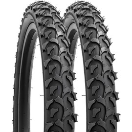 YUNSCM 24" Mountain Bike Tires 24x1.95/53-507 Compatible with Bike 24 x 1.95 Bicycle Tires (Y-1073)