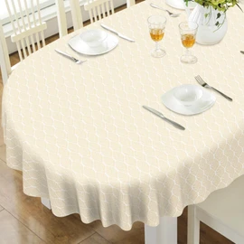 bnhjsdw Oval Tablecloth, French Country Printed Oval Table Cloth-60x120 Inch, Fabric Washable and Waterproof Oval Table Cover for Farmhouse Kithchen Dining Decoration