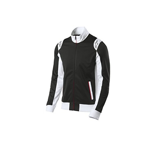 Alpinestars Young Men’s Lightweight Track Jacket, Modern fit Outerwear, spa Track Jacket Black, L