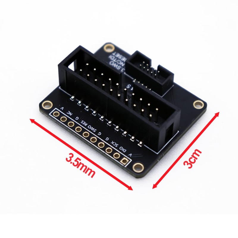 Treedix 2pcs JTAG to SWD Cable Adapter Converter Board -
