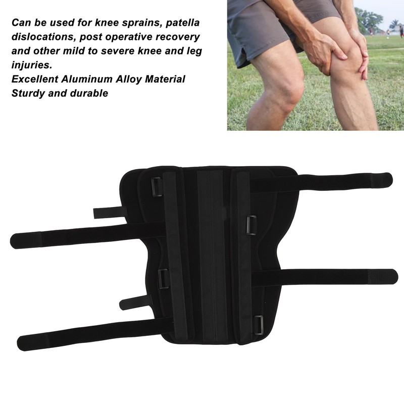Knee Immobilizer Composite Fabric and Aluminum Alloy Adjustable 3 Panels
