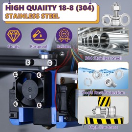 Pack of 80 M3 Hex Screws and Nuts Assortment Set, M3 x 16 mm Stainless Steel Screws Set Cylinder Screws Hexagon Socket Lock & Washers with 1 Open-End Wrench for 3D Printing Projects (20 Set)