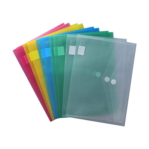 EXXO by HFP 90100 Document Wallets A4 Landscape with Velcro