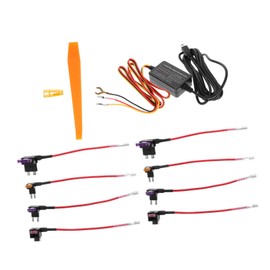 SHOWERORO Dash Cam Hardwire Kit to USB Power Converter with Low Voltage Protection Includes Fuses for Easy Installation Comprehensive Vehicle Protection