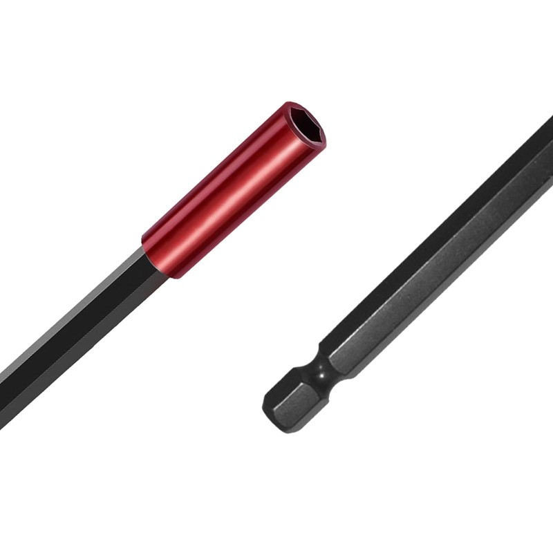 VZU 2PCS 12" 300mm Drill Bit Extender for Screws Nuts