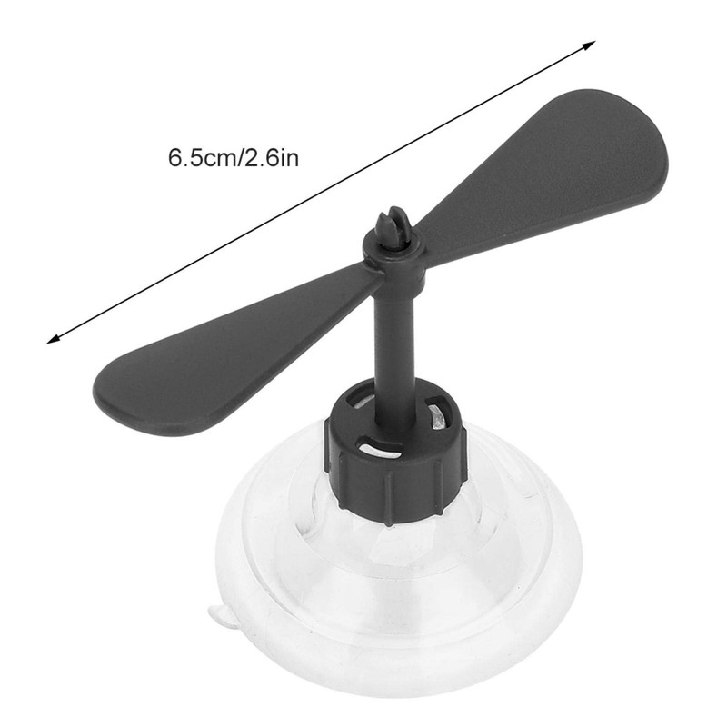 Aramox Bike Helmet Propeller, Decorative Helmet Suction Cup Rubber and