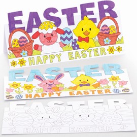 Baker Ross Easter Colour in Pop Pack of 10, Art Supplies for Children Card Making Activities (FC183), Assorted