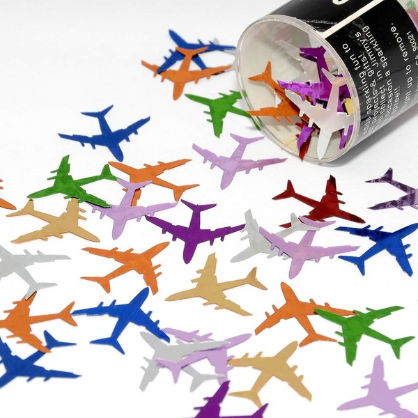 Confetti Airplane MultiColors - Half Pound (8 oz) #9401 Q08