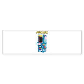 CafePress Arcade Games Bumper Sticker Sticker (Bumper 50 pk)