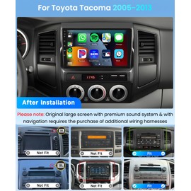 2G+64G for Toyota Tacoma 2005-2013 Car Radio Wireless Carplay/Android Auto,Android Car Stereo 9Inch Touch Screen GPS Navigation WiFi Bluetooth FM/RDS Mirror Link SWC Backup Camera