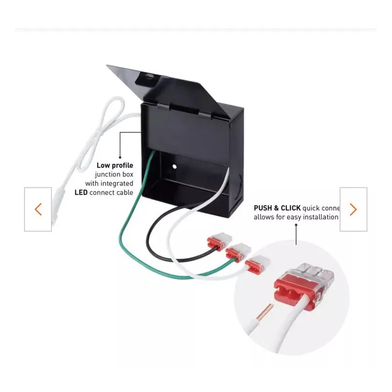 Commercial Electric New Commercial Electric Led frameless duobright color changing