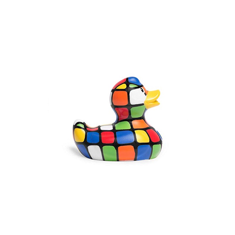 Budduck Mini Luxury 80's Cube Duck Collectable Rubber Duck
