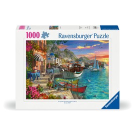 Ravensburger Grandiose Greece 1000 Piece Jigsaw Puzzle for Adults - 12000470 - Handcrafted Tooling, Made in Germany, Every Piece Fits Together Perfectly