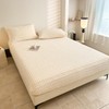 Waffle Weave Twin XL Fitted Sheet Deep Pocket 15" -