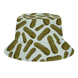 Bucket Hat for Men Women Funny Food Summer Beach Fishing Packable Outdoor Sun Fisherman Hat Fashion Retro, Style24, One Size