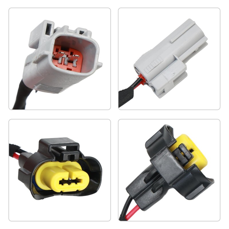 Fraylis 2Pcs Headlight Wiring Harness Socket Adapter Connector for Maxima