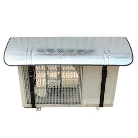 Air Conditioner Outdoor Unit Top Cover Dust Prevention Rainproof Windproof Outdoor AC Cover for 110x55cm/43.3x21.7in