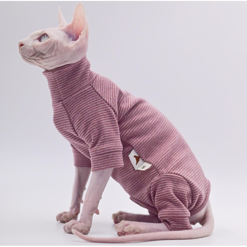 Ropa de gato sin pelo, cálida y suave, otoño e