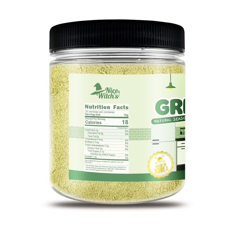 NICE WITCH'S Korean 100% Pure Green Onion Powder 7.05oz /