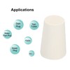sourcing map Rubber Tapered Plug 13mm to 17mm Solid Test