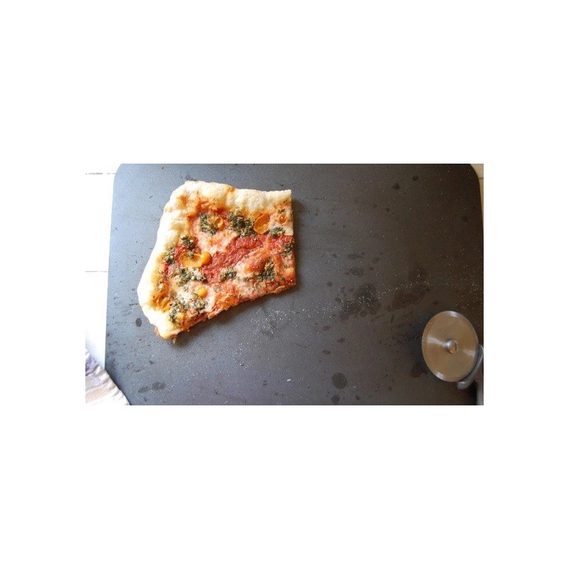 "Handmade" 1/4" Steel Pizza Baking Plate, 1/4" x 12" x