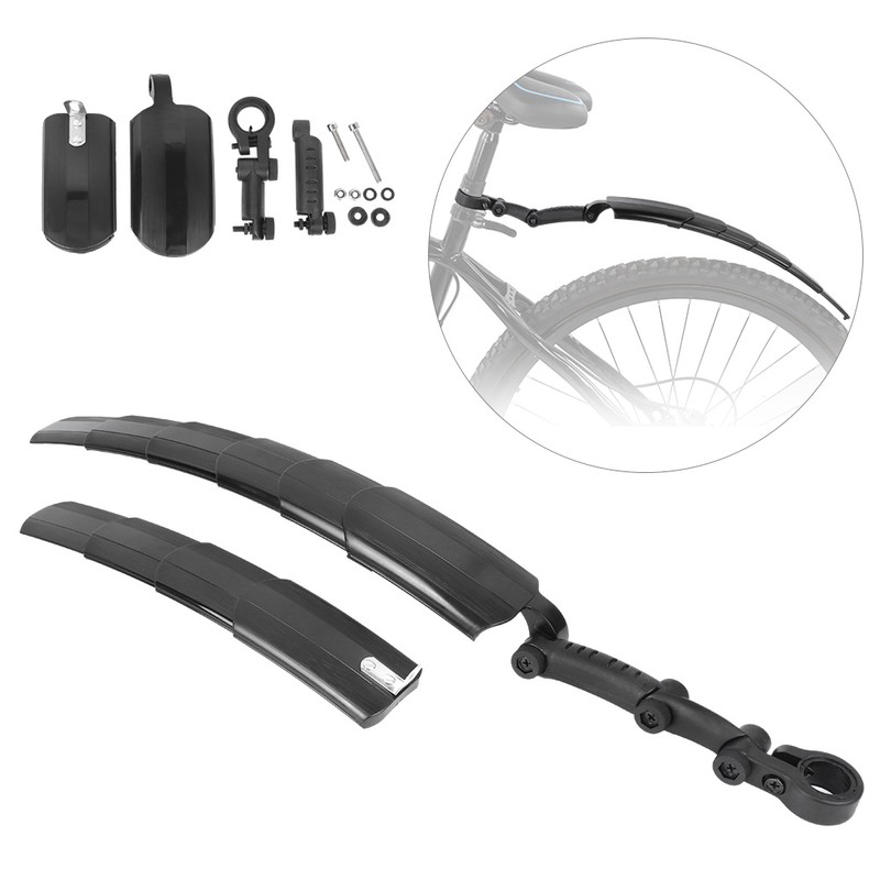 Bicycle Mud Guard Foldable Universal Mountain Bike Stretchable Mudguard Cycling