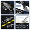 NTG Eccentric Lock with Mounting Plate, 210 mm, Galvanised and