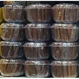Tropical Sweets Bowl of (20) Pieces of Black Coconut Candy (Dulce de Mampostial) - Regular